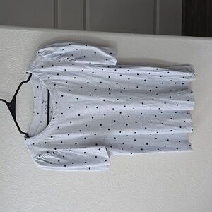Loft polka dot shirt size medium